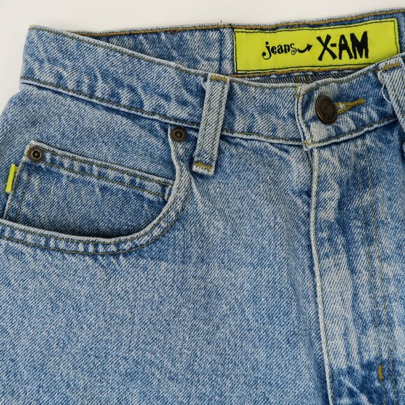 Vintage 90s Jeans X-AM High Waisted Denim Shorts - Picture 5 of 7